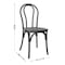 Flash Furniture HERCULES Commercial Black Indoor/Outdoor Wood Look Resin Thonet Style Chair L-9-M5-BLK-GG - alternate 6
